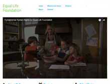 Tablet Screenshot of equallife.org